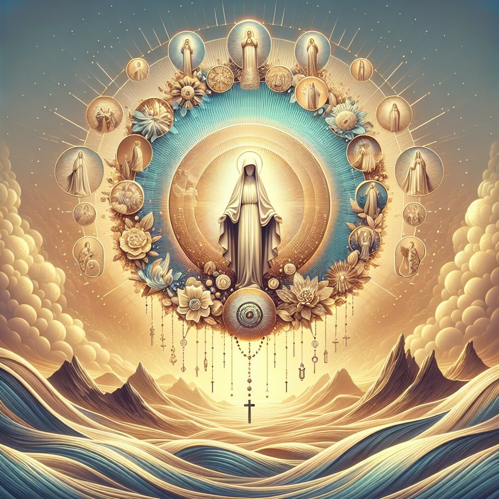 El Santo Rosario: Misterios gozosos, dolorosos, luminosos y gloriosos