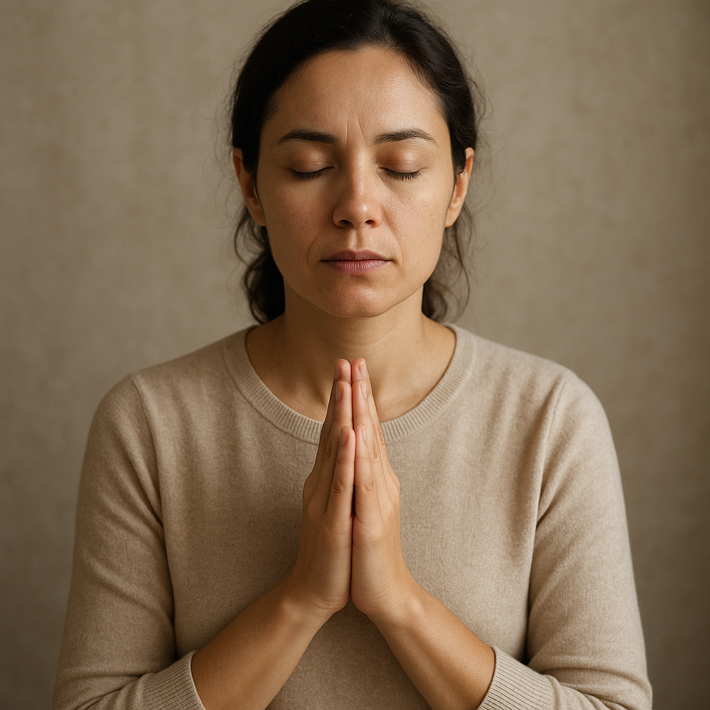 Oración para mantener la calma