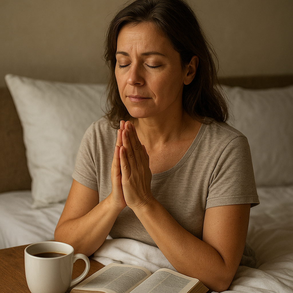 Oración de la mañana con gratitud