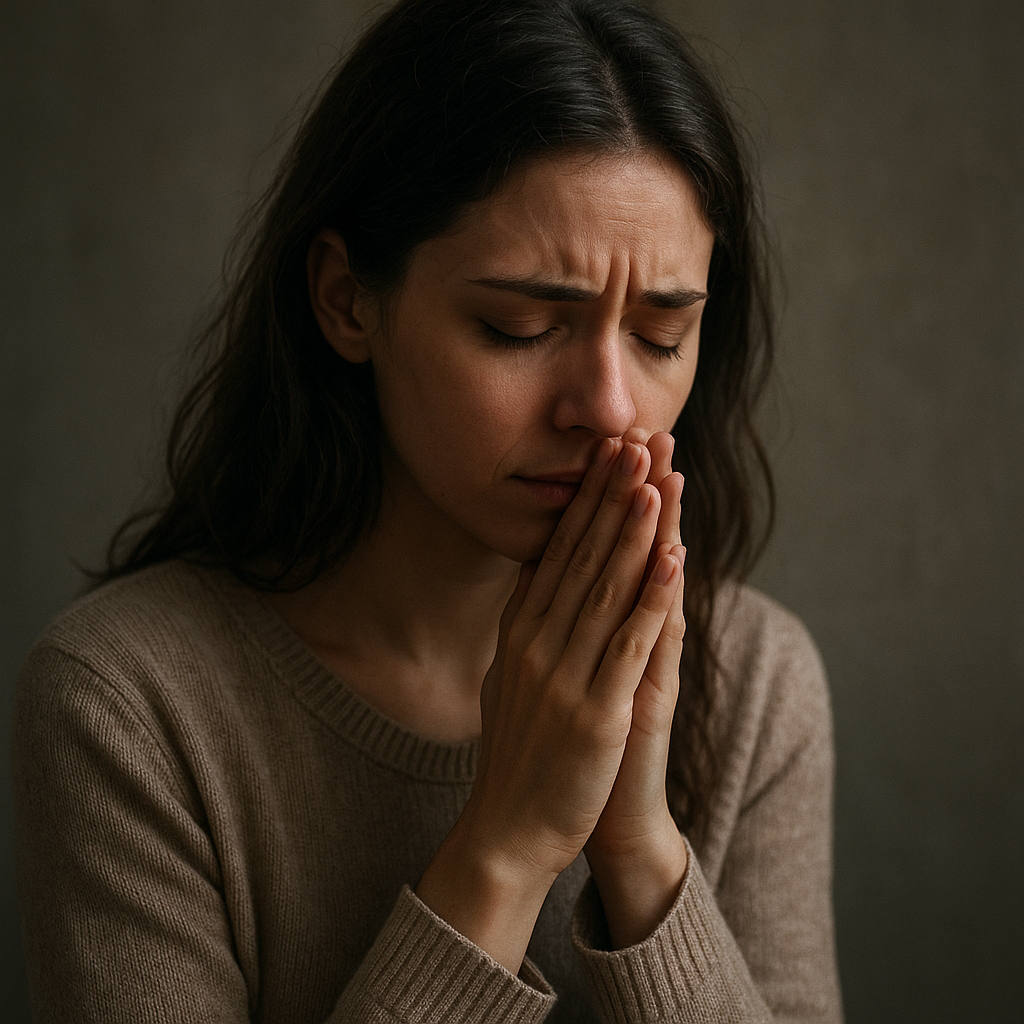 Oración para superar la tristeza profunda