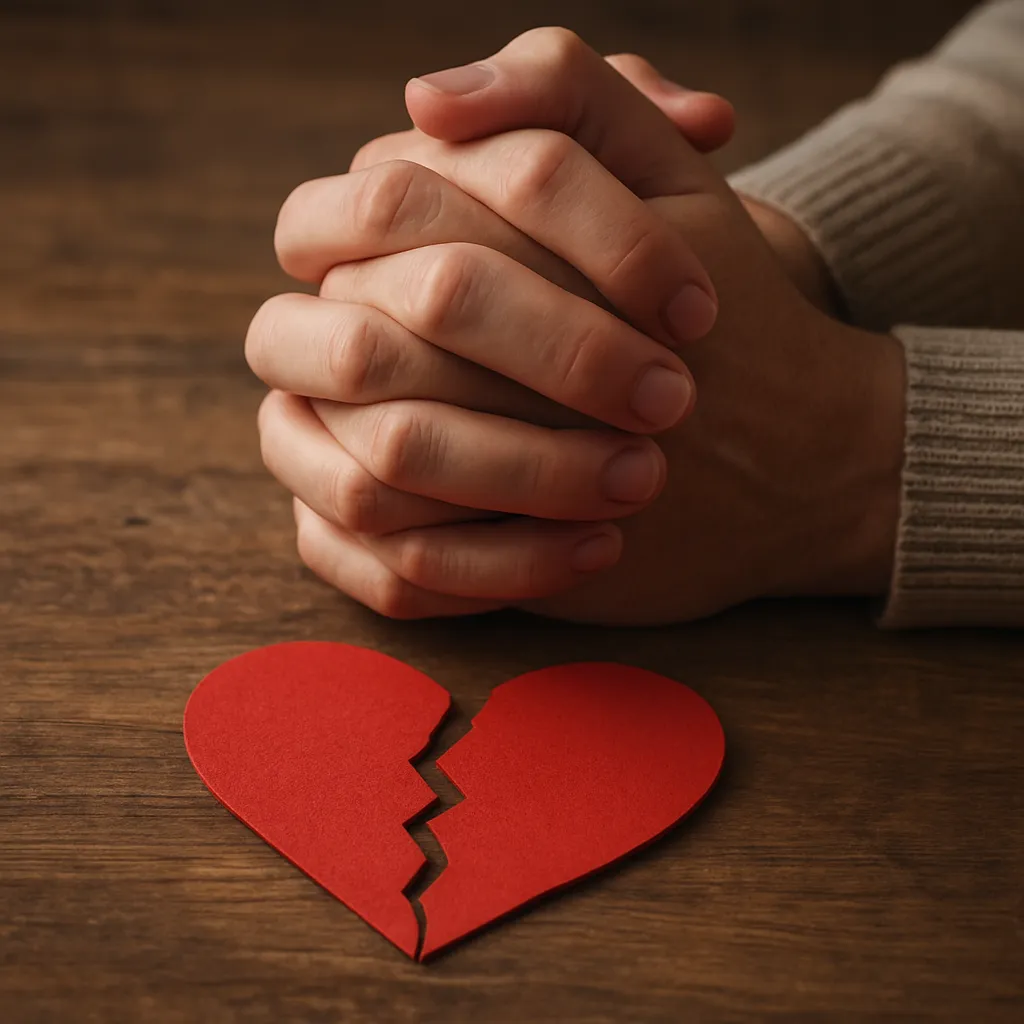 Oración para sanar el corazón roto