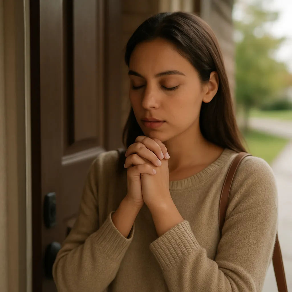Oración para pedir protección al salir de casa